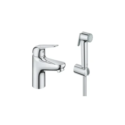 Grohe Euroeco - izlietnes maisītājs ar bidē dušu, hroms 24264001