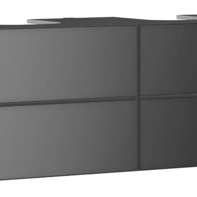 Hansgrohe Xevolos E - izlietnes apakšskapītis 137x56x55 cm, 4 atvilktnes, matēti pelēks/metāliskais pelēks 54198770