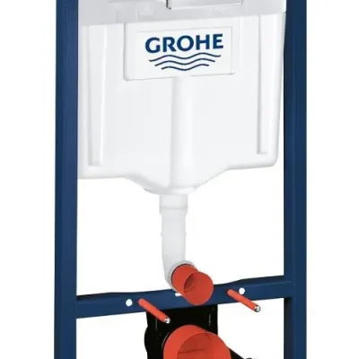Grohe Rapid SL - zemapmetuma elements sienas WC, skalošanas tvertne GD2, vadības plate Skate Air, hroms 38745001