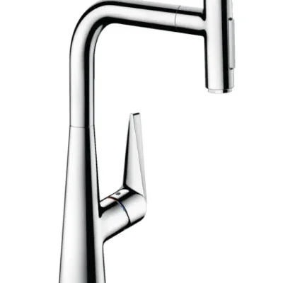 Hansgrohe Talis Select M51 - virtuves izlietnes maisītājs Talis Select, ar izvelkamu dušu, hromēts 72823000