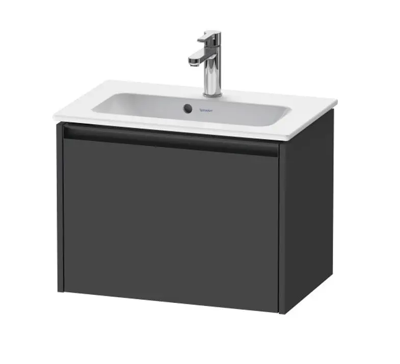 Duravit Ketho.2 - izlietnes skapītis, 44x61x39 cm, 1 atvilktne, grafīta matēts K25055049490000