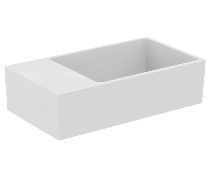Ideal Standard Extra - rokas izlietne 45x25 cm, ar pārplūdi, bez jaucējkrāna cauruma, balta T391901