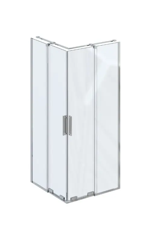 Ravak Roll - dušas kabīne 90x90 cm, hroms/caurspīdīgs stikls X14V70C00Z1