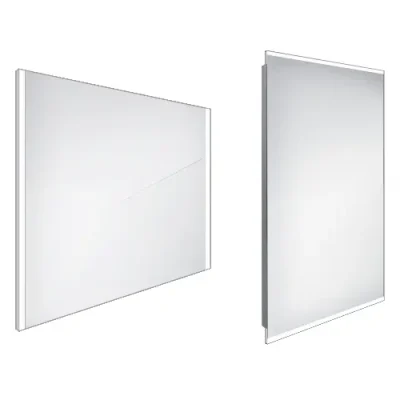 Nimco spogulis - spogulis ar LED apgaismojumu, 80x70 cm, alumīnijs ZP 11003