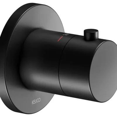 Keuco IXMO - zemapmetuma termostata maisītājs, matēti melns 59553370001