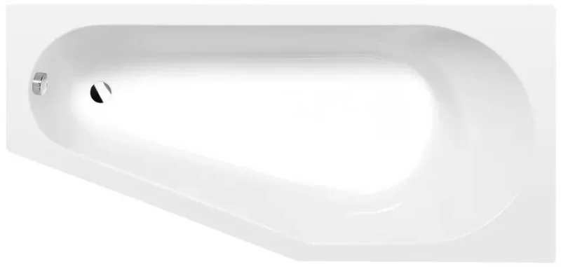 Polysan vannas - Asimetriska vanna Tïgra R, 170x80x46 cm, balta 90611