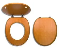 Novaservis Prestige - sēdeklis, finierēts koks, gaišs valrieksts WC/ORECH