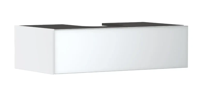 Hansgrohe Xevolos E - izlietnes apakšskapītis, 28x98x55 cm, 1 atvilktne, matēti balts/metāliska balta 54313320