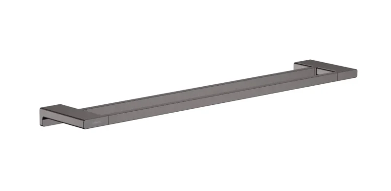 Hansgrohe AddStoris - dubultais dvieļu turētājs, garums 65 cm, hroms melns birstēts 41743340