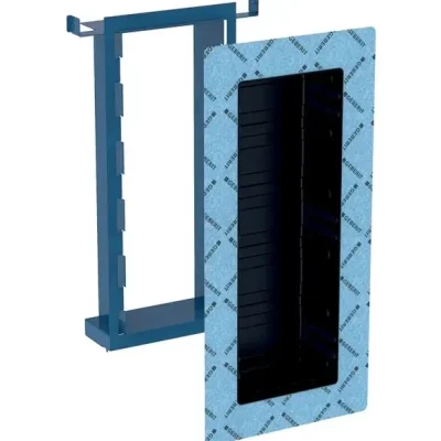 Geberit Duofix - elements paredzēts nišas plauktu kastei ar plauktiem, 50x87x15 cm 111.590.00.1