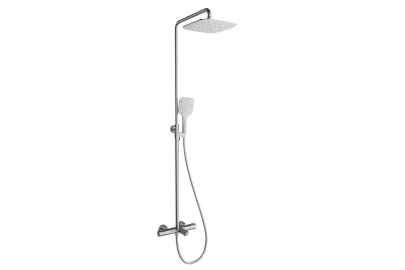 Ravak Termo - dušas komplekts 300, TE 092.00/150 ar vannas termostatu, 25 cm, balts/hroms X070098