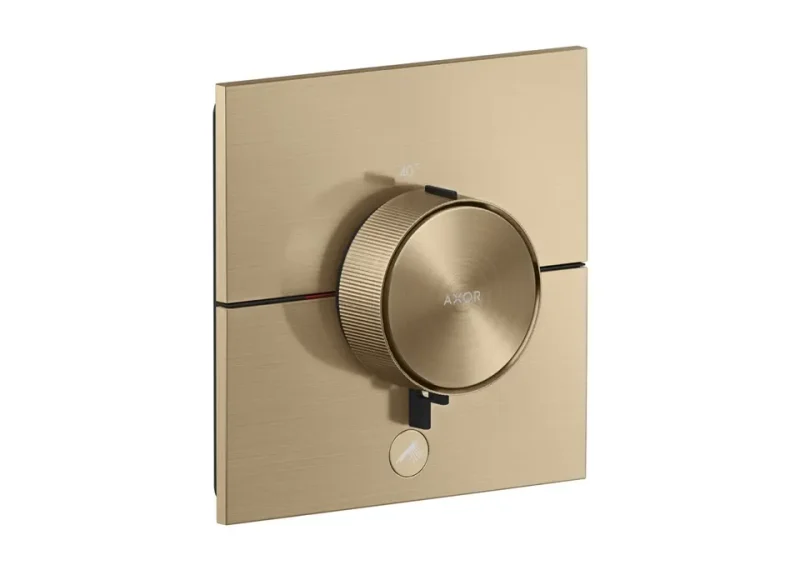 Axor ShowerSelect ID - termostata dušas maisītājs, zemapmetuma montāža, HighFlow, matēta bronza 36777140