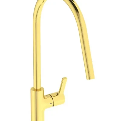 Ideal Standard Gusto - virtuves izlietnes maisītājs, matēts zelts BD408A2