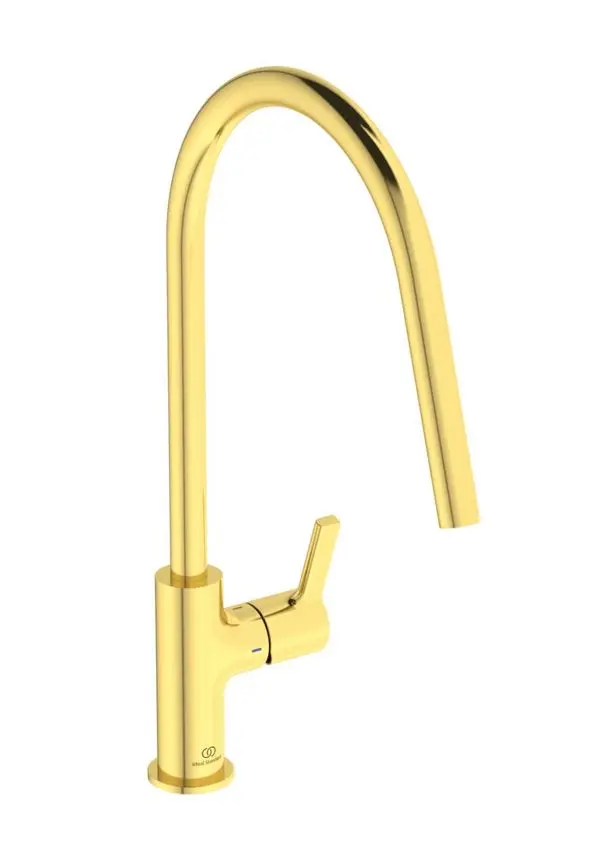 Ideal Standard Gusto - virtuves izlietnes maisītājs, matēts zelts BD408A2