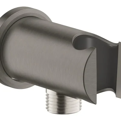 Grohe Rainshower - sienas pieslēguma līkums ar turētāju, Hard Graphite birstēts 26658AL0