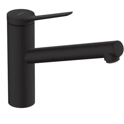 Hansgrohe Zesis M33 - virtuves izlietnes maisītājs 150, melns matēts 74802670