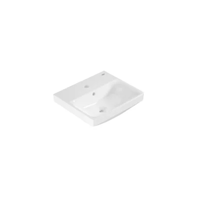Grohe Euro Ceramic - izlietne 45x39 cm, ar pārplūdi, ar jaucējkrāna caurumu, alpu balta 102435SH00