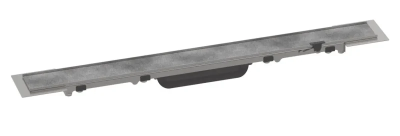 Hansgrohe RainDrain Rock - dušas noteka 600, flīzējama, nerūsējošais tērauds 56029000