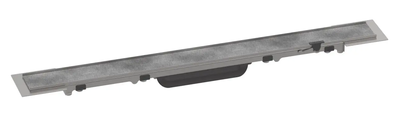 Hansgrohe RainDrain Rock - dušas noteka 600, flīzējama, nerūsējošais tērauds 56029000