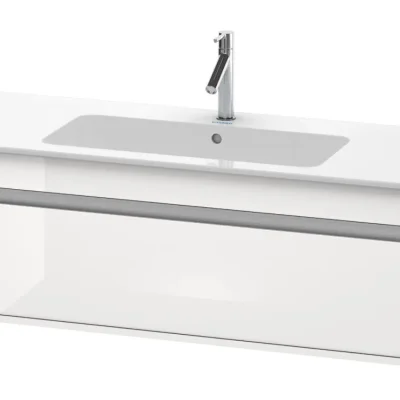 Duravit Ketho - izlietnes skapītis 41x120x48 cm, 1 atvilktne, balts pulēts KT642102222