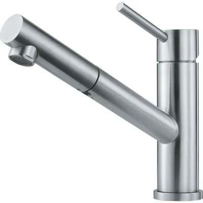 Franke Orbit - virtuves izlietnes maisītājs FC 9461 ar izvelkamu izteku, nerūsējošais tērauds 115.0569.461