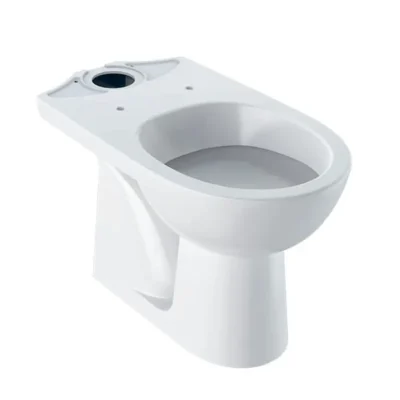 Geberit Selnova - stāvošs WC komplekts, vertikāls izvads, 67x36 cm, bez skalošanas malas, balts 500.281.01.7