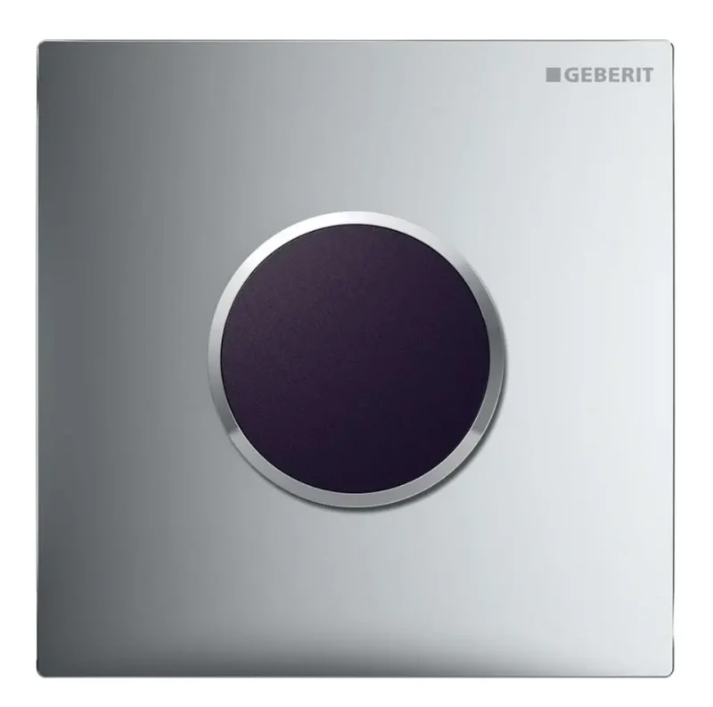 Geberit skalošanas sistēmas - pisuāra vadība ar elektronisku skalošanas aktivizēšanu tips 10, tīkla barošana, easy to clean, hroms matēts 116.025.JQ.1