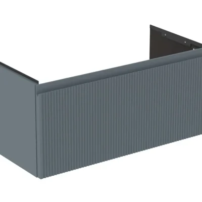 Ideal Standard Finesse - izlietnes skapītis, 80x38x37 cm, 1 atvilktne, Rievots matēts Ashblue E3377UQ