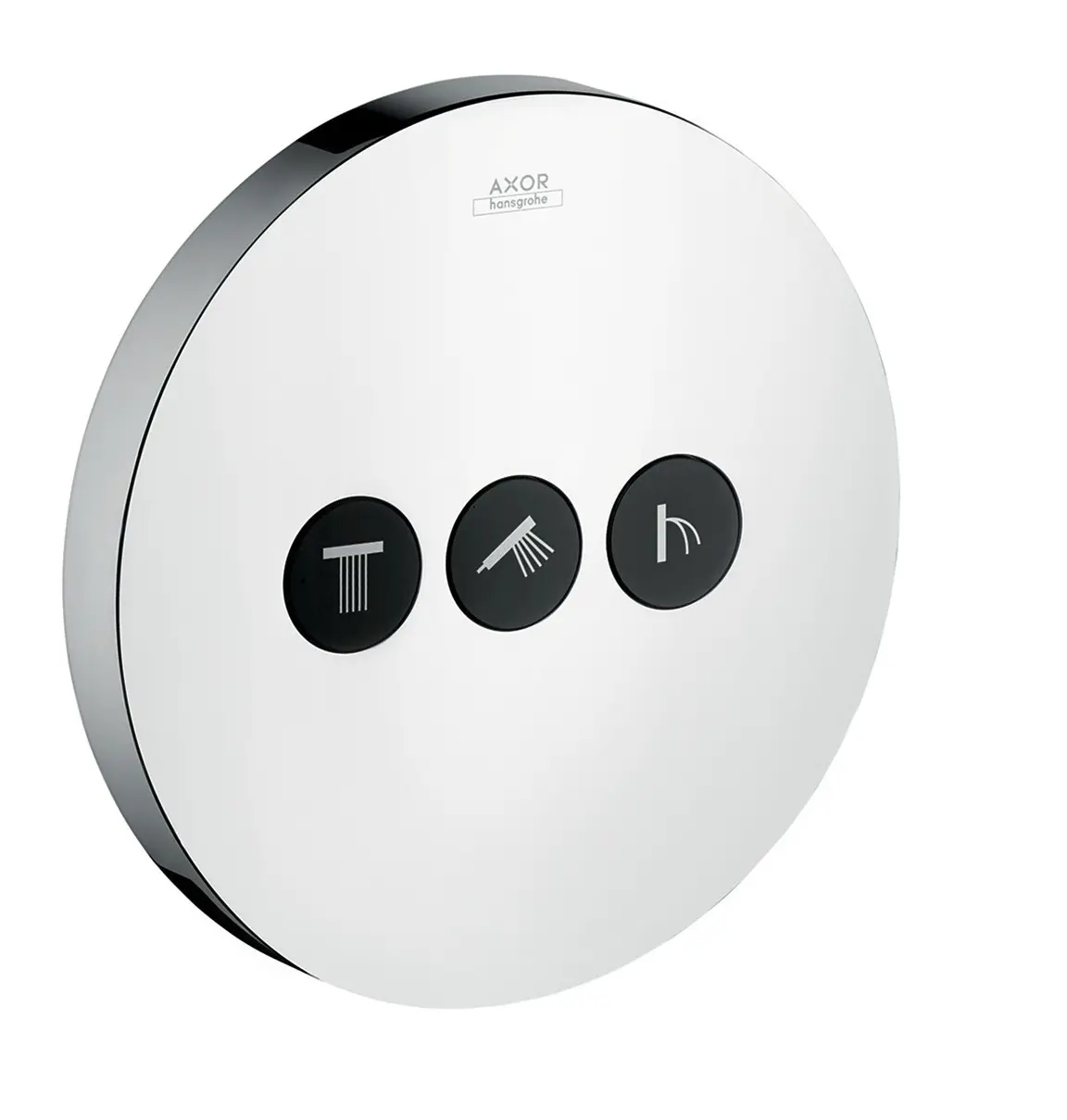 Axor ShowerSelect - noslēgšanas un pārslēgšanas vārsts - zemapmetuma, 3 patērētājiem, hroms 36727000