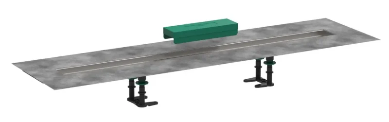 Hansgrohe uBox universal - uzstādīšanas komplekts 1000 dušas notekām, gatavajiem komplektiem, nerūsējošais tērauds 56014180