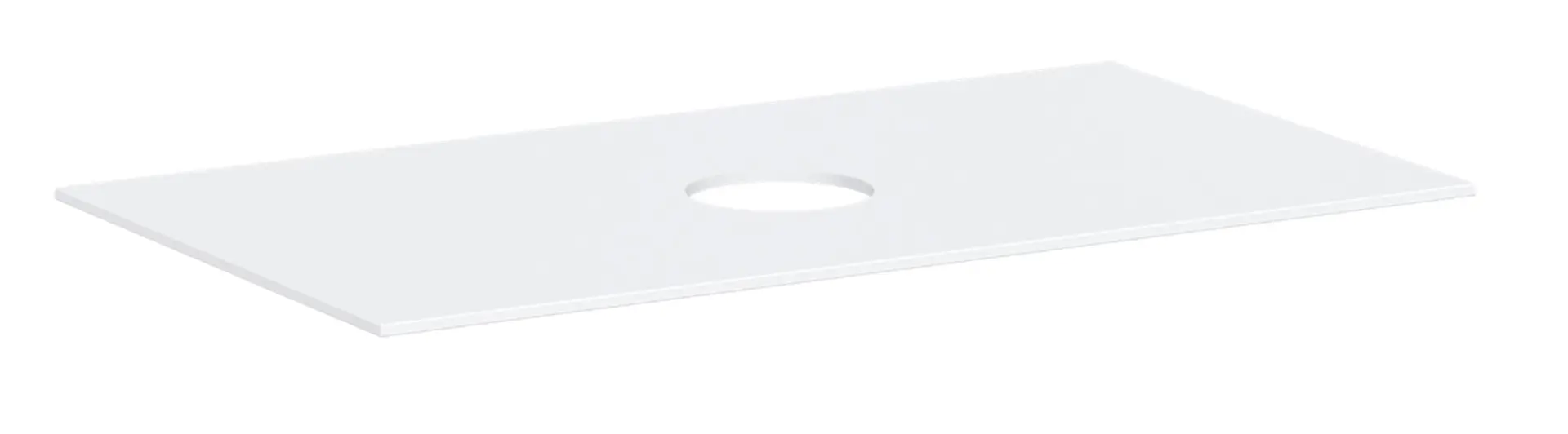 Hansgrohe Xevolos E - izlietnes plātne, 98x55 cm, izgriezums vidū, balta matēta 54329700