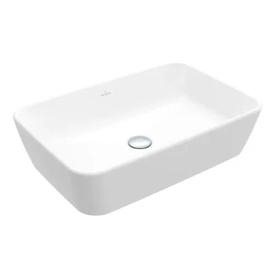 Villeroy & Boch Architectura - uzliekamā izlietne, 60x41 cm, ar pārplūdi, CeramicPlus, Alpu balts 5A2760R1