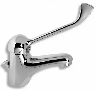 Novaservis Metalia 55 - izlietnes maisītājs ar noteces komplektu, medicīniska sviras vadība, hroms 55001L,0
