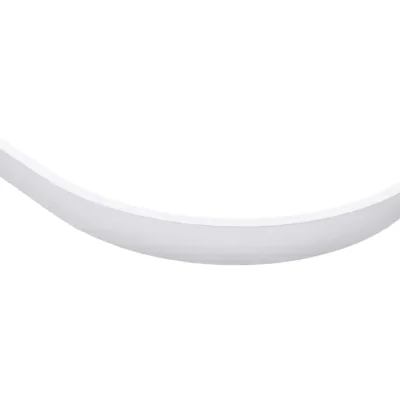 Polysan Rena - priekšējā apmale L, 1000x800x110 mm, kreisā, R550, balta 78756L