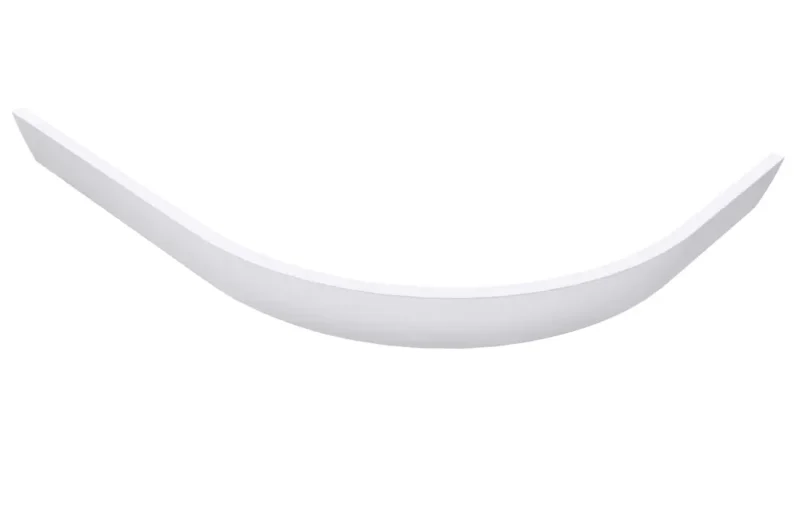 Polysan Rena - priekšējā apmale L, 1000x800x110 mm, kreisā, R550, balta 78756L