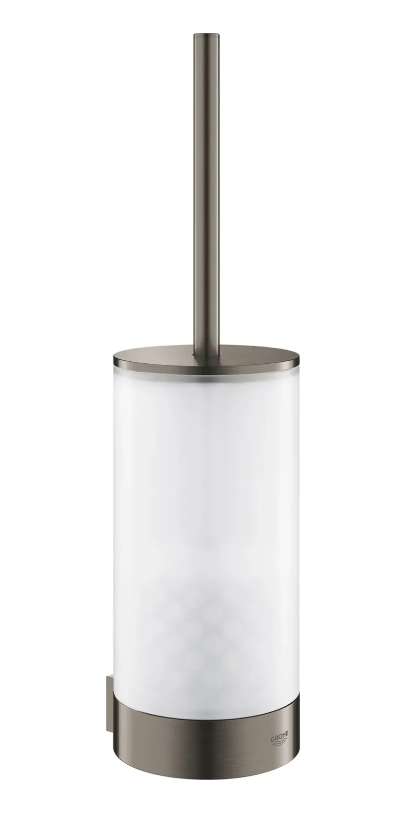 Grohe Selection - tualetes birstes komplekts, stikls / Hard Graphite birstēts 41076AL0