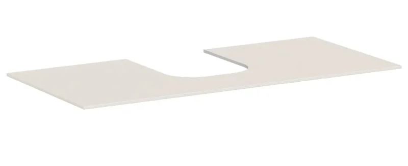 Hansgrohe Xevolos E - izlietnes virsma, 118x55 cm, izgriezums vidū, bēša matēta 54210780