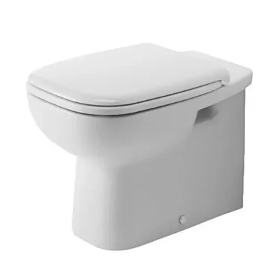 Duravit D-Code - stāvošs WC, horizontāla noteka, balts 21150900002