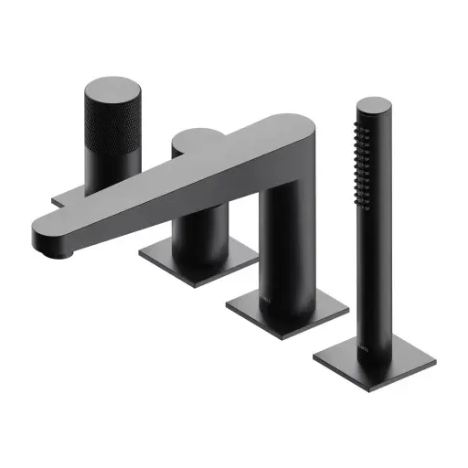 OMNIRES Contour - vannas malas maisītājs, 4 caurumu montāža, matēts antracīts CT8032AT