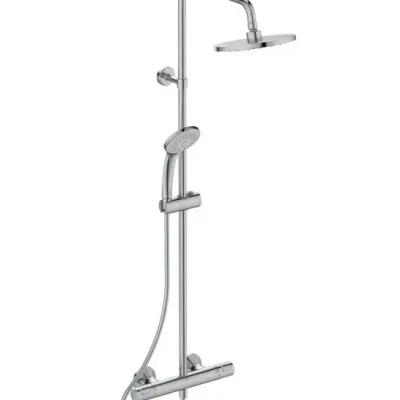 Ideal Standard Ceratherm T25 - dušas komplekts ar termostatu, diametrs 20 cm, 3 strūklas veidi, hroms A7209AA