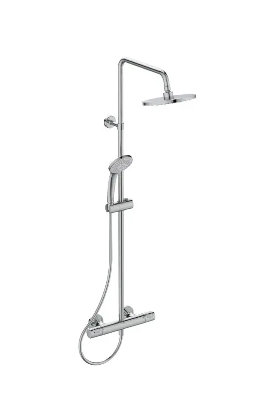 Ideal Standard Ceratherm T25 - dušas komplekts ar termostatu, diametrs 20 cm, 3 strūklas veidi, hroms A7209AA