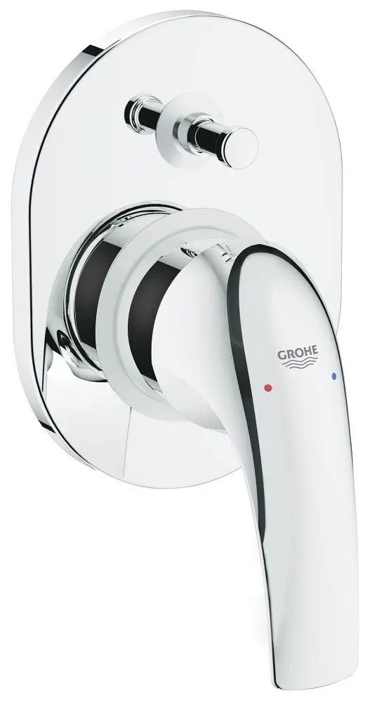 Grohe BauCurve - vannas maisītājs - zemapmetuma, ar iebūvēto korpusu, hromēts 29043000