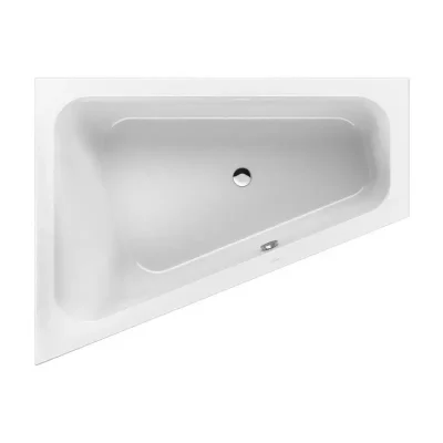 Villeroy & Boch Loop&Friends - Vanna 135x175x44 cm, kreisā, balta UBA175LFS9LIV-01