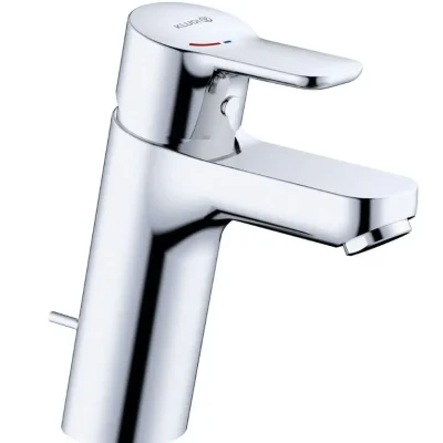 Kludi Pure&Easy - izlietnes maisītājs, ar noteci, EcoPlus, hroms 372930565WR4