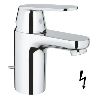 Grohe Eurosmart Cosmopolitan - izlietnes vienas sviras maisītājs ar noteces komplektu, hroms 32955000