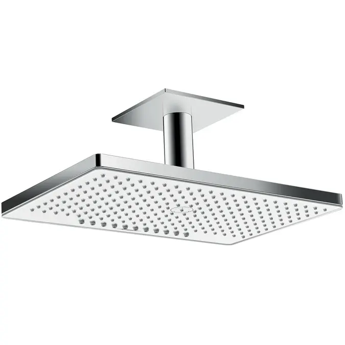 Hansgrohe Rainmaker Select - galvas duša 460, izvirze 10 cm, 2 strūklas, balta / hromēta 24004400