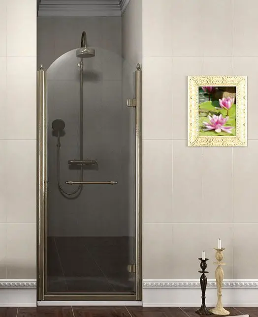 Gelco Antique - dušas durvis swing 80 cm, labās, pārklāts stikls, caurspīdīgs stikls GQ1380RC