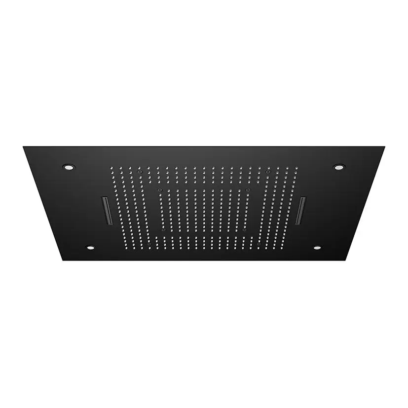 Steinberg 390 - galvas duša, 60x80 cm, 3 strūklu veidi, LED gaisma, melns 390 6832 S