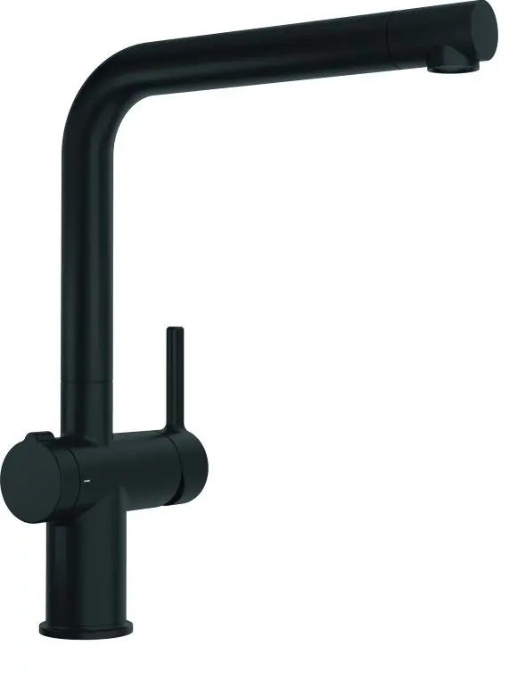 Franke Active - vienas sviras maisītājs FN 5350.901, ar noteces vadību Twist, matēti melns 115.0669.768