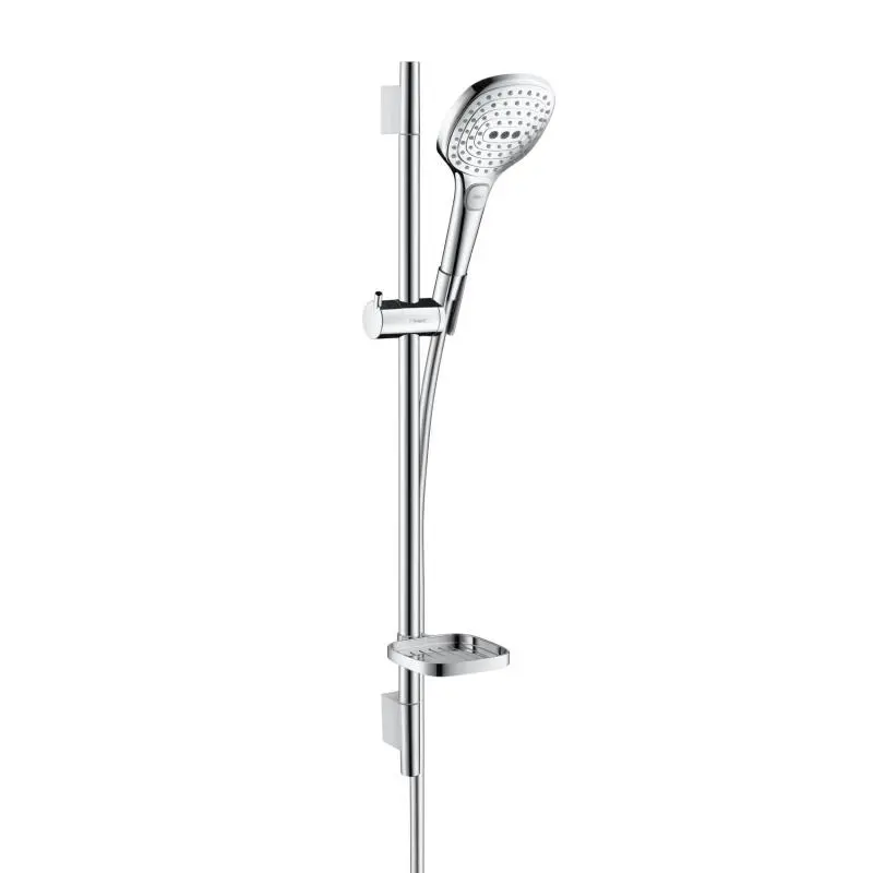 Hansgrohe Raindance Select E - dušas komplekts 120, 3 strūklas, balts / hromēts 26620400